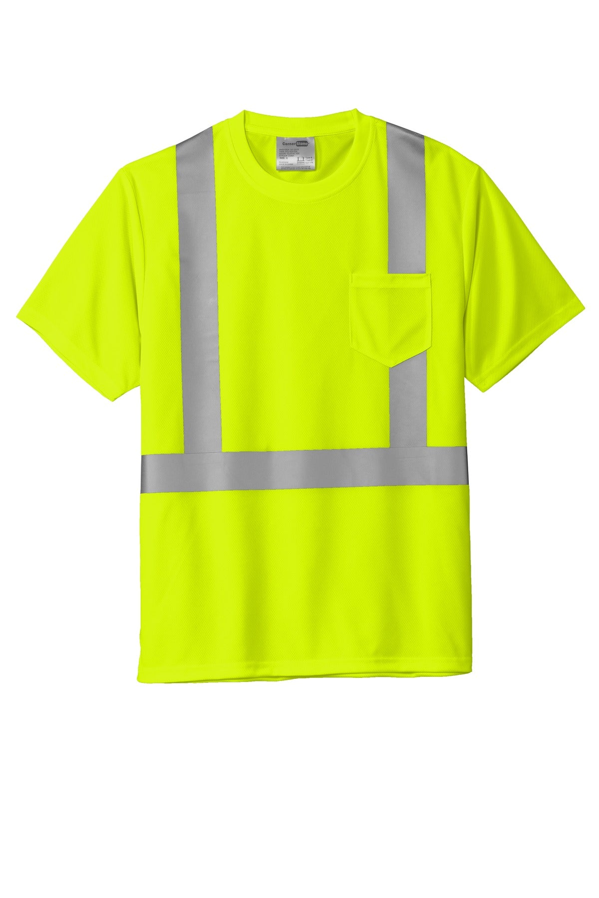 CornerStone CS200 CornerStone  ANSI 107 Class 2 Mesh Tee