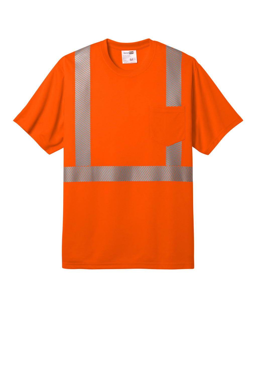 CornerStone CS204 CornerStone ANSI 107 Class 2 Segmented Tape Tee