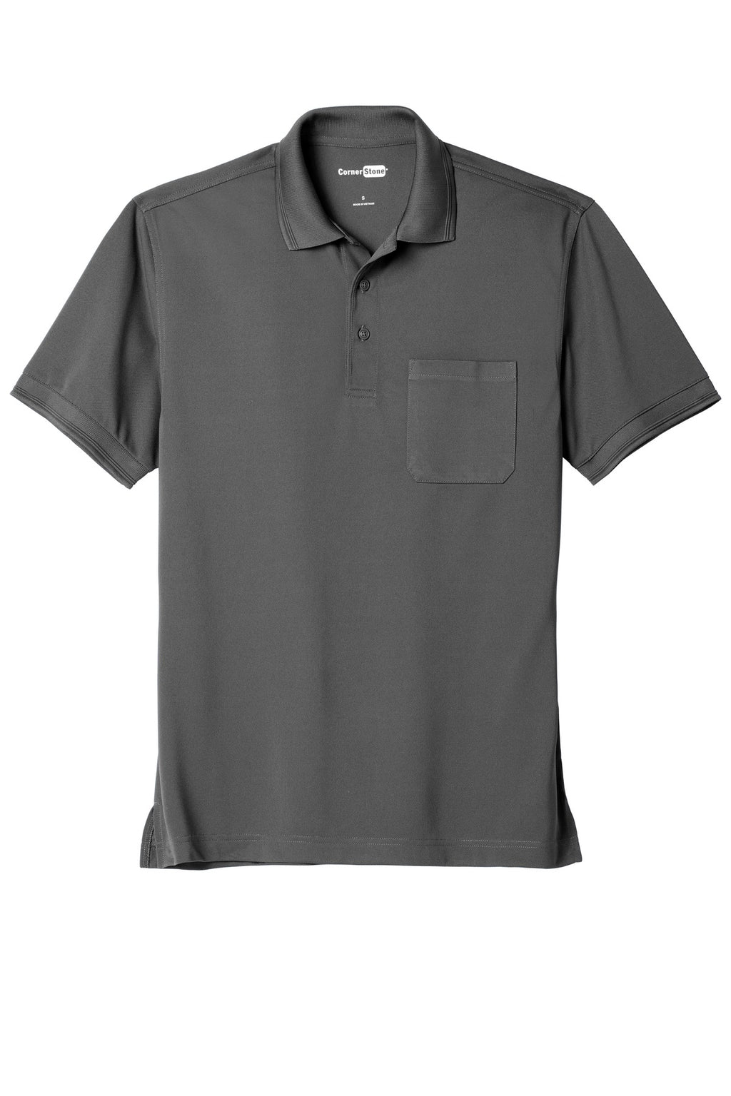 CornerStone CS4020P Proof Pique Pocket Polo