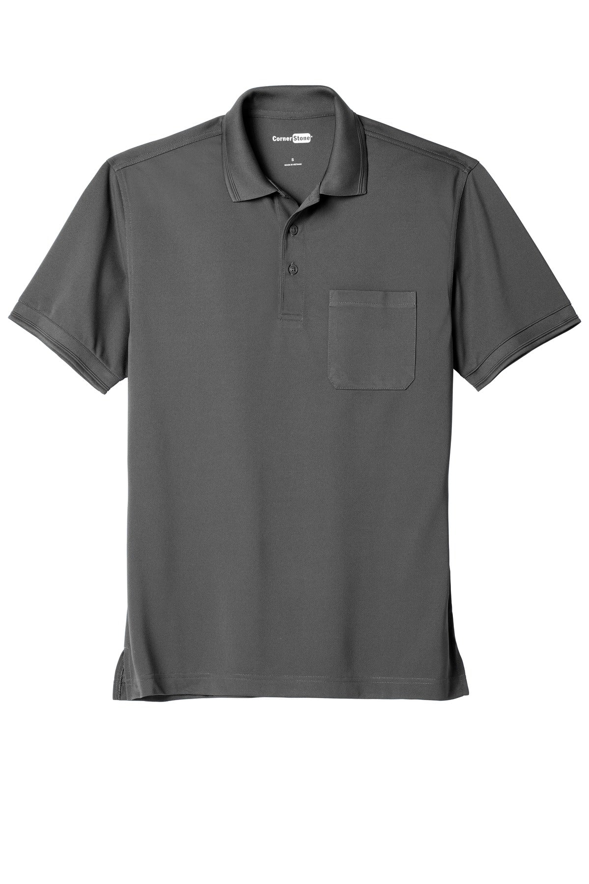 CornerStone CS4020P Proof Pique Pocket Polo