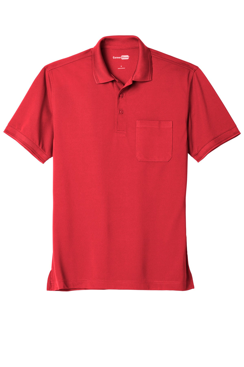 CornerStone CS4020P Proof Pique Pocket Polo