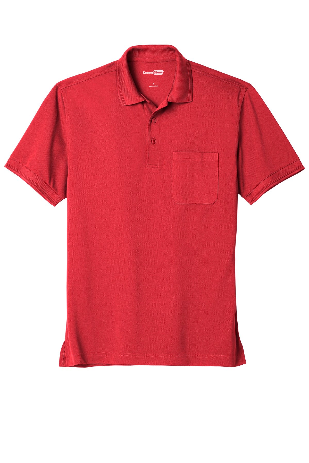 CornerStone CS4020P Proof Pique Pocket Polo