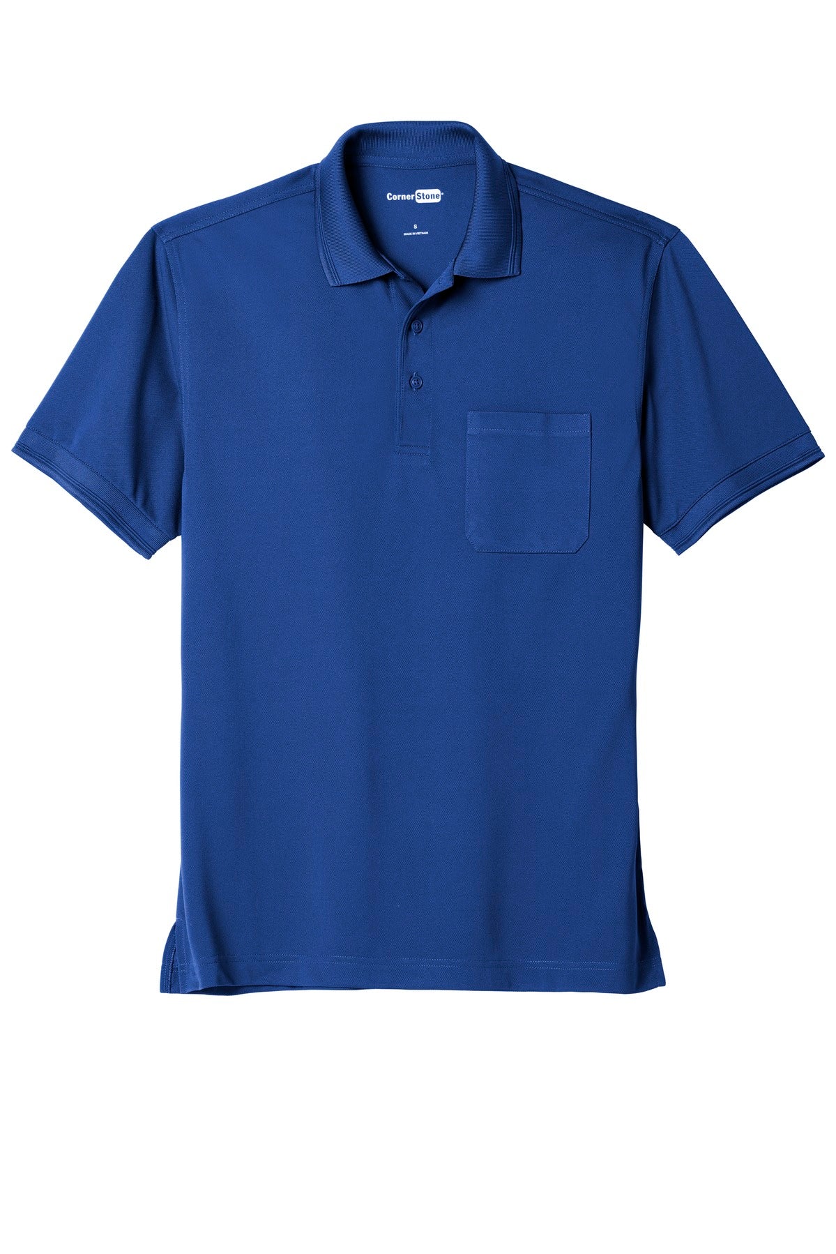 CornerStone CS4020P Proof Pique Pocket Polo