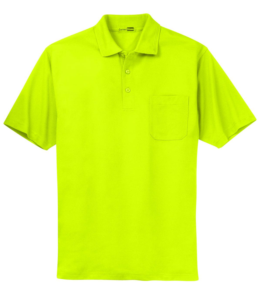 CornerStone CS402P Industrial Pocket Pique Polo
