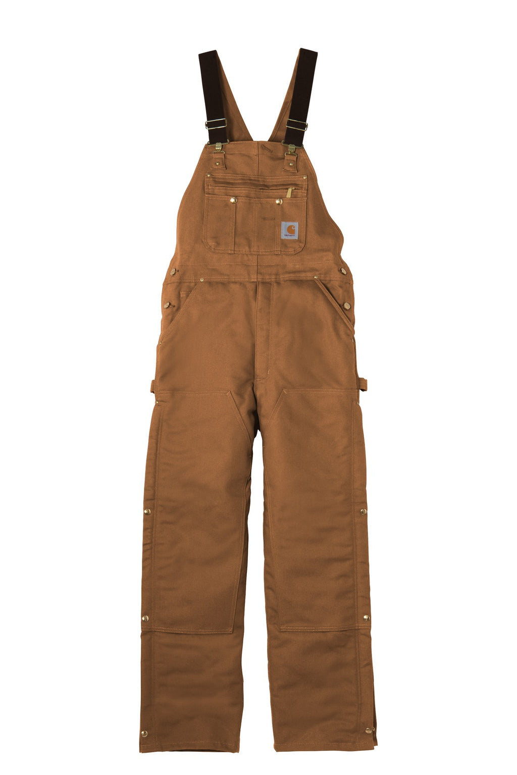 Carhartt CTR41 Lined Zip-To-Thigh Bib Overalls