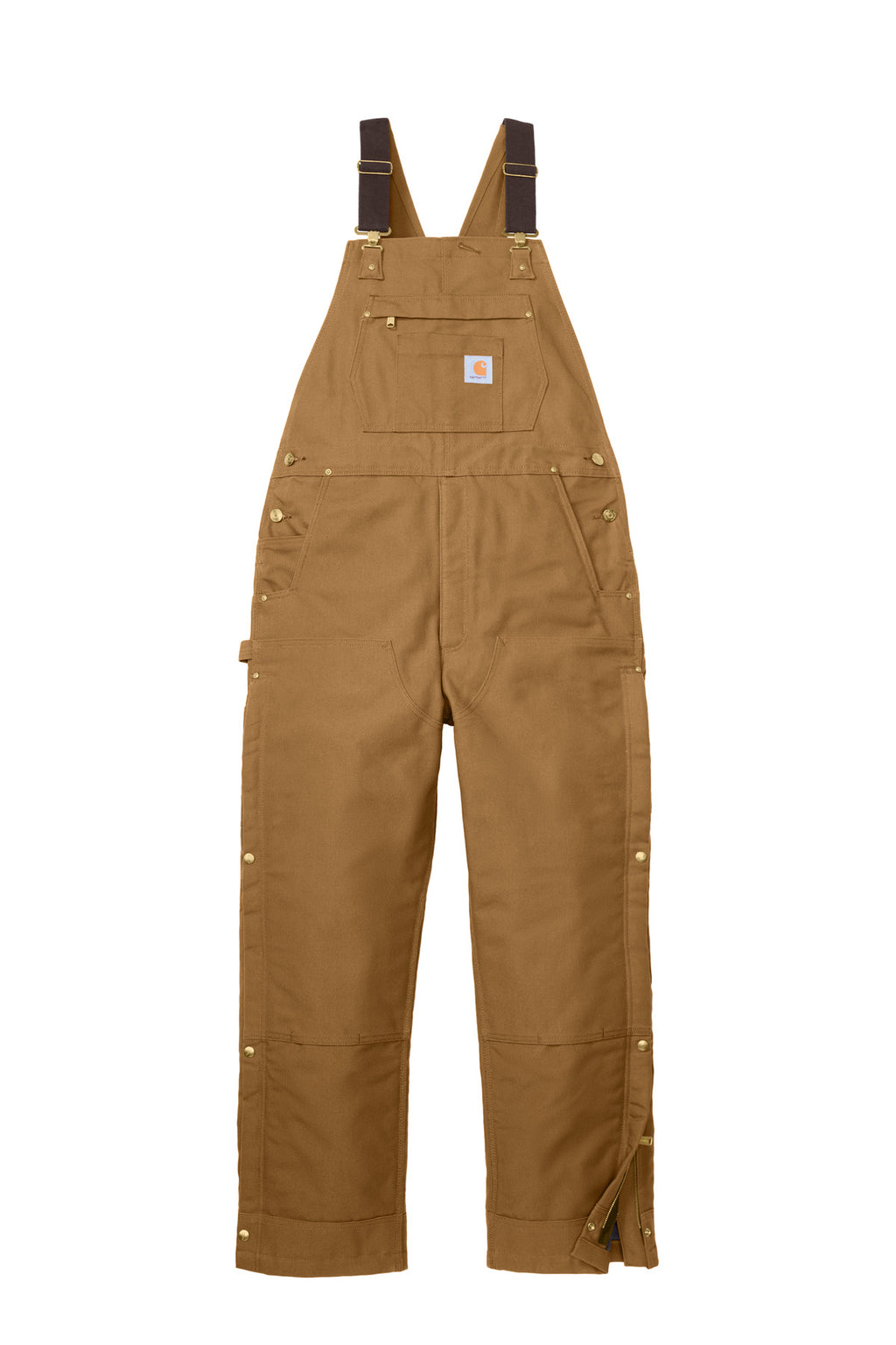 Carhartt CTS106672 Carhartt Short Firm Duck Insulated Bib Overalls