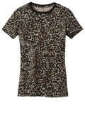 District DM104CL Ladies Perfect Weight Camo Crew Tee