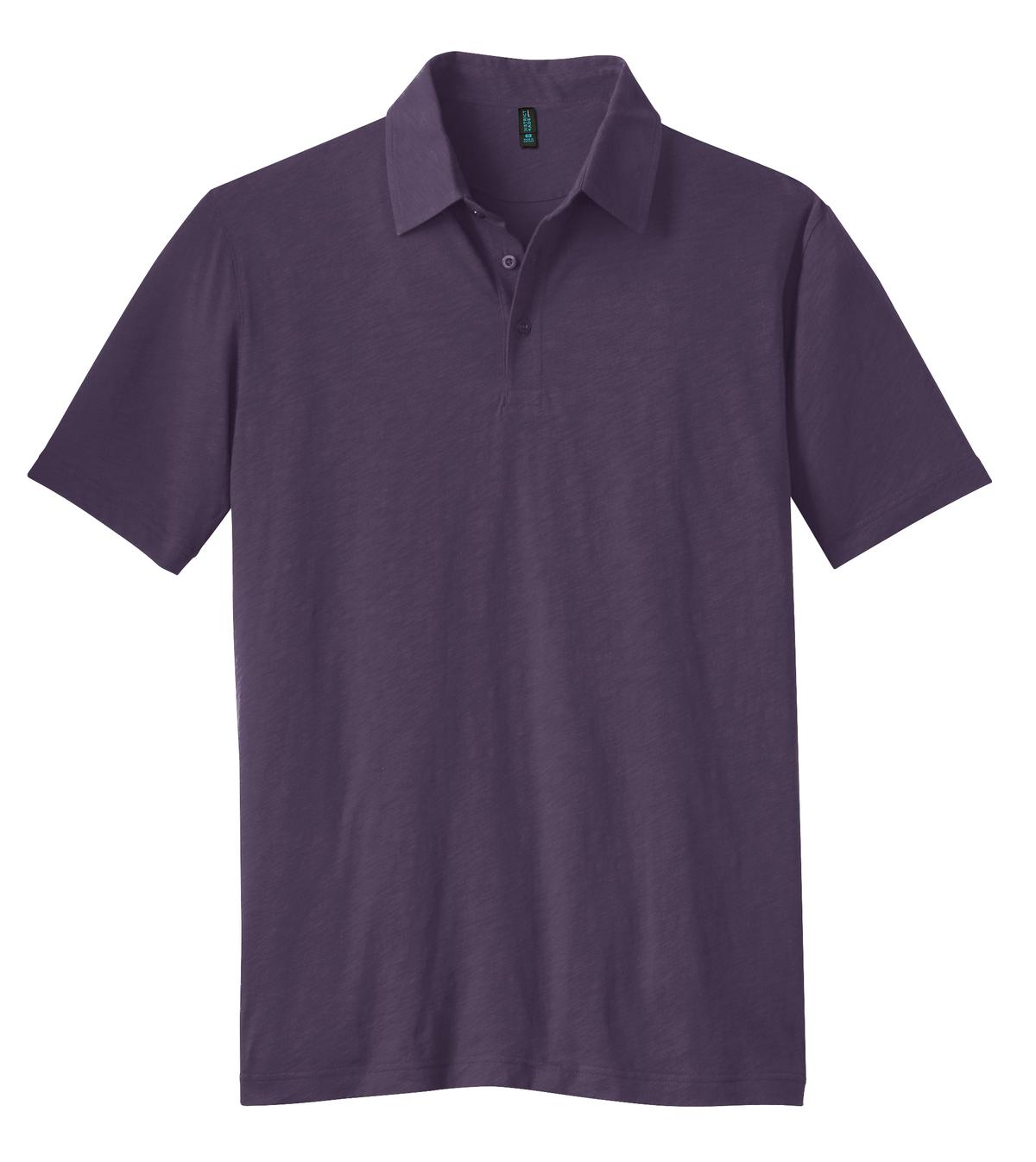 District DM350 Mens Slub Polo