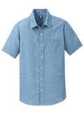 District DM3810 DISCONTINUED District Made Mens Short Sleeve Washed Woven Shirt