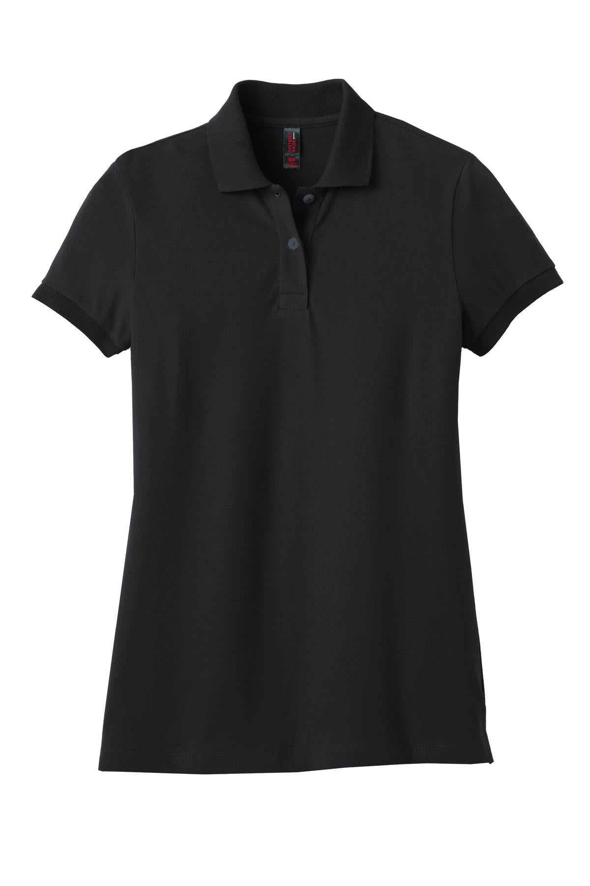District DM425 DISCONTINUED District Made Ladies Stretch Pique Polo