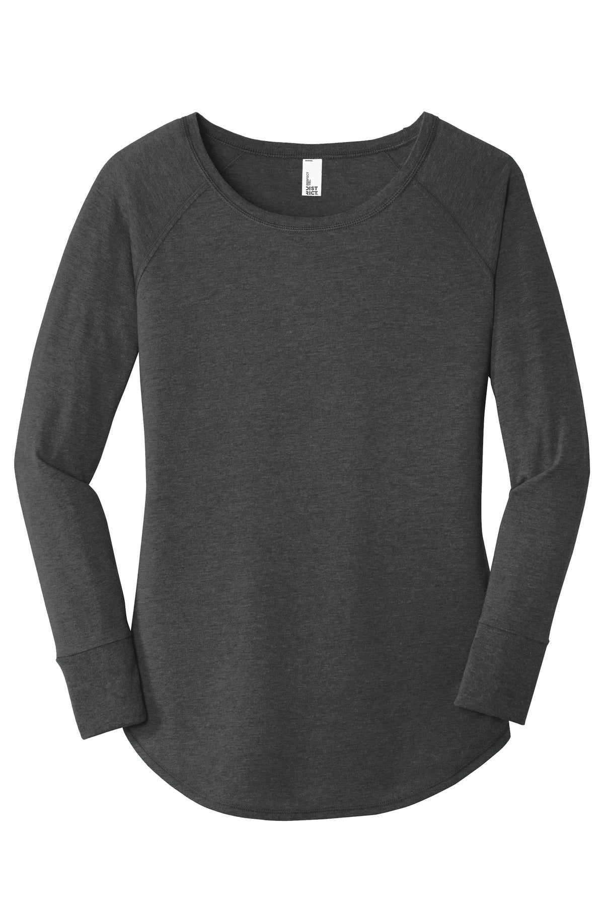 District DT132L District  Women's Perfect Tri  Long Sleeve Tunic Tee