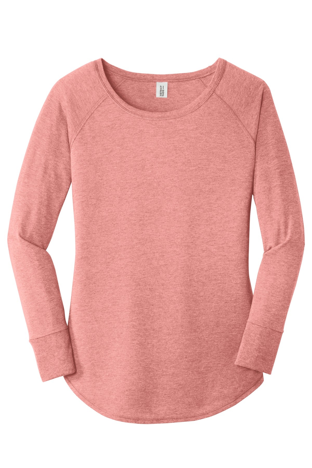 District DT132L District  Women's Perfect Tri  Long Sleeve Tunic Tee