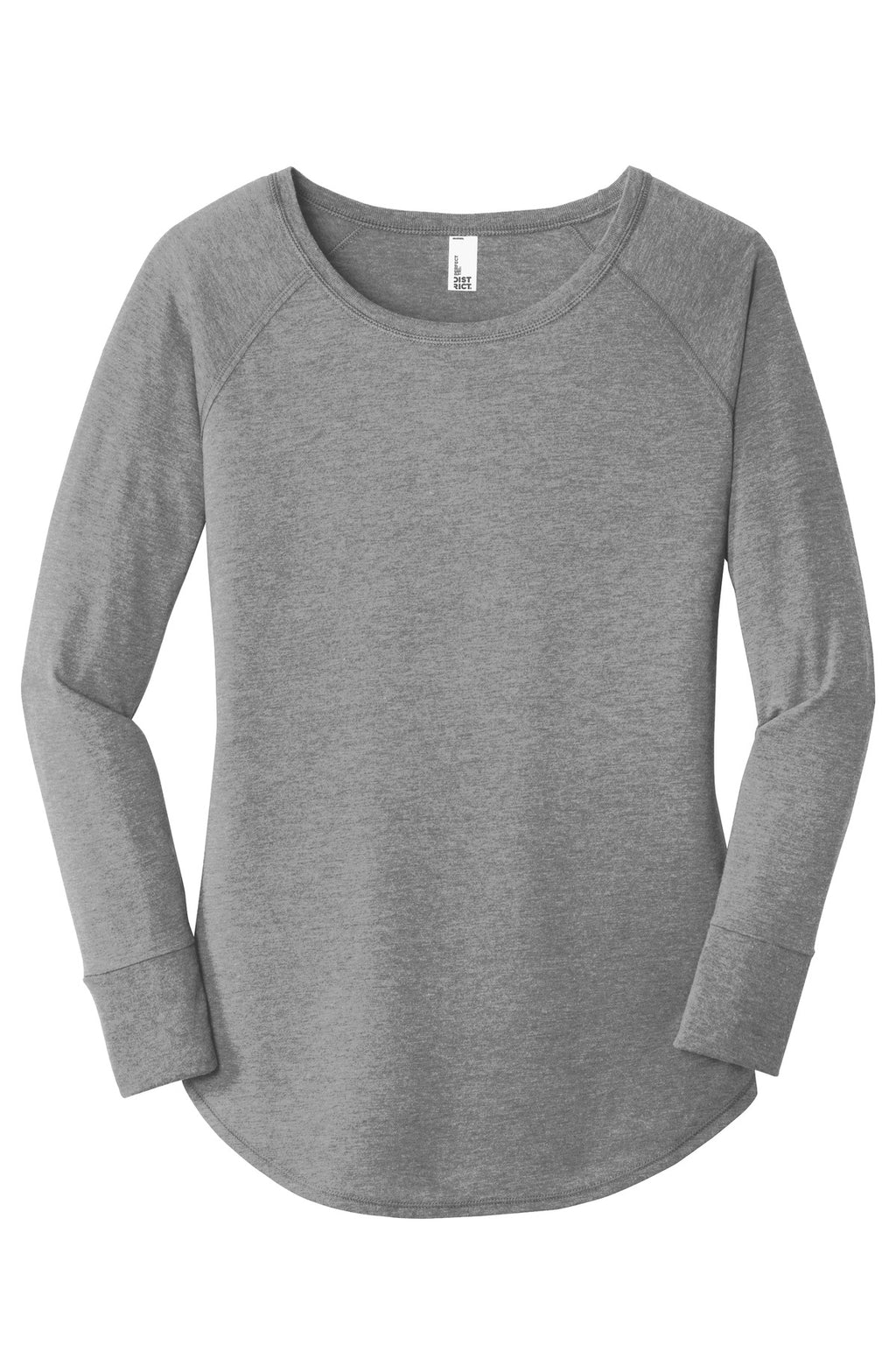 District DT132L District  Women's Perfect Tri  Long Sleeve Tunic Tee
