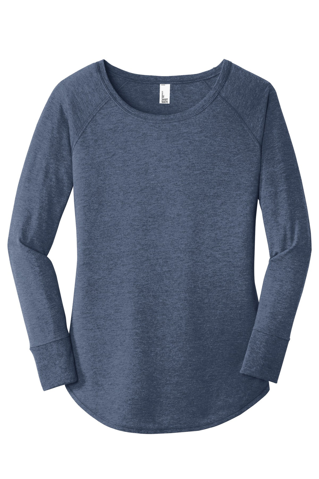 District DT132L District  Women's Perfect Tri  Long Sleeve Tunic Tee