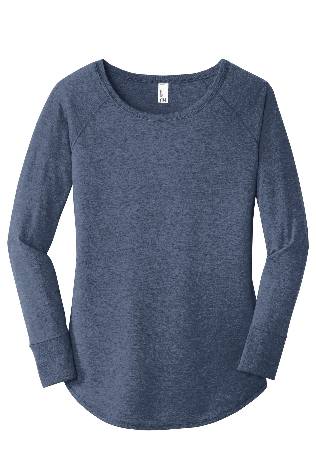 District DT132L District  Women's Perfect Tri  Long Sleeve Tunic Tee