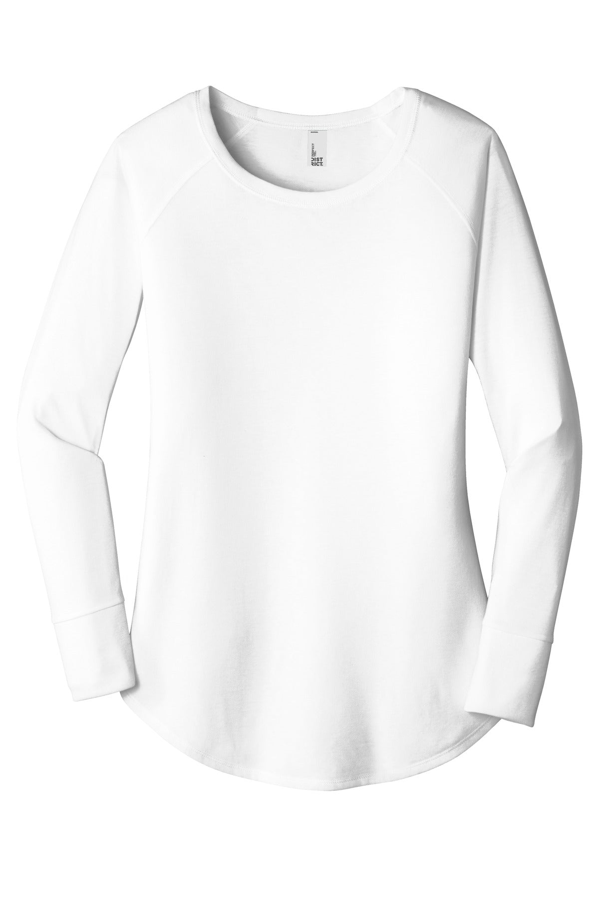 District DT132L District  Women's Perfect Tri  Long Sleeve Tunic Tee
