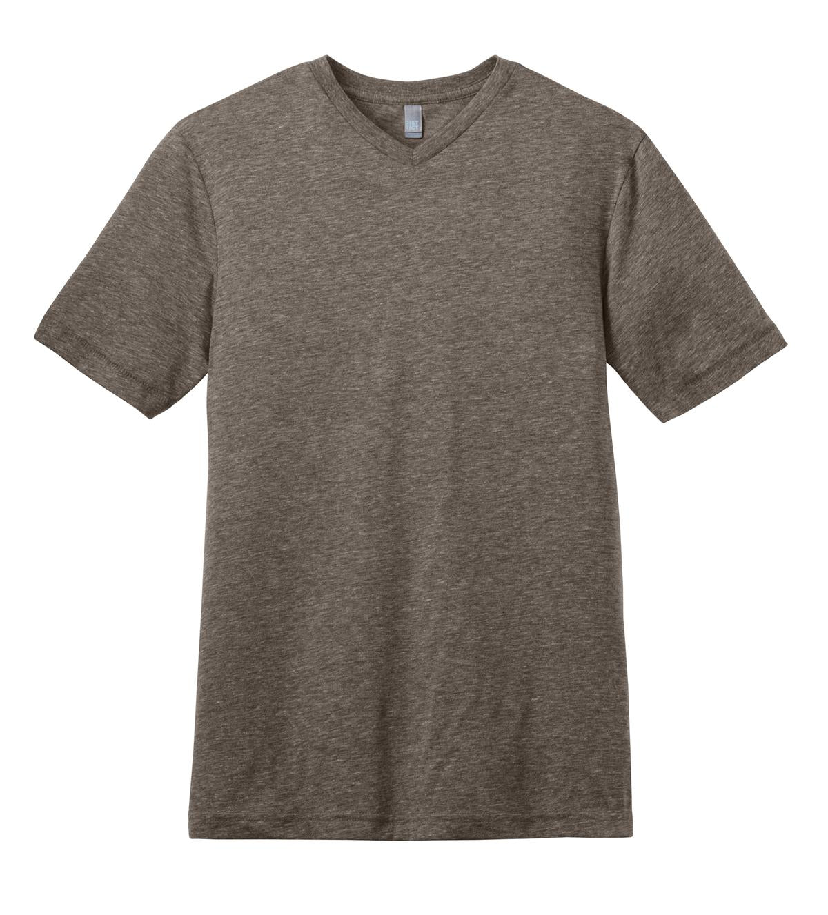 District DT142V Young Mens Tri-Blend V-Neck Tee