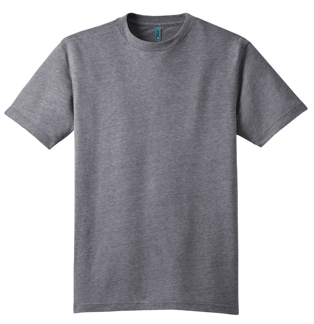 District DT142 Young Mens Tri-Blend Crewneck Tee