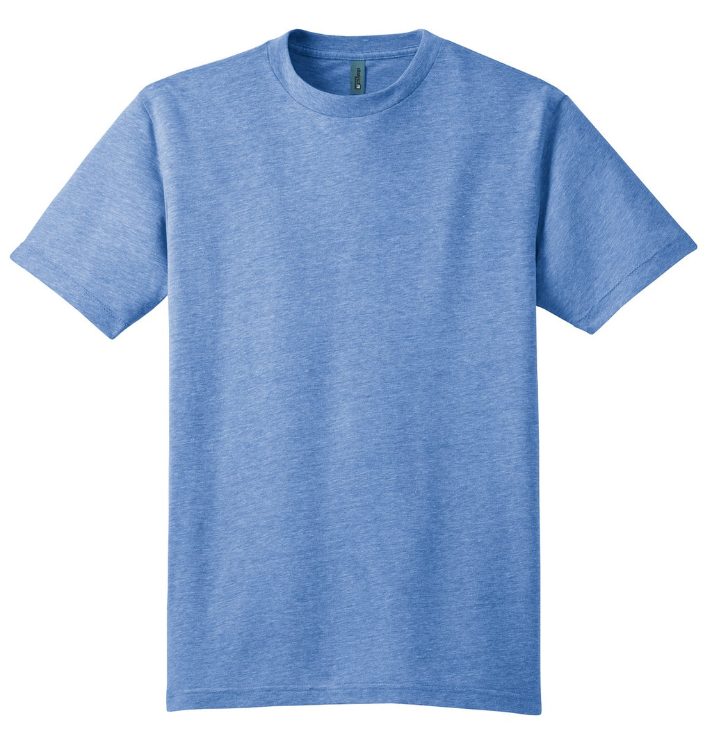 District DT142 Young Mens Tri-Blend Crewneck Tee