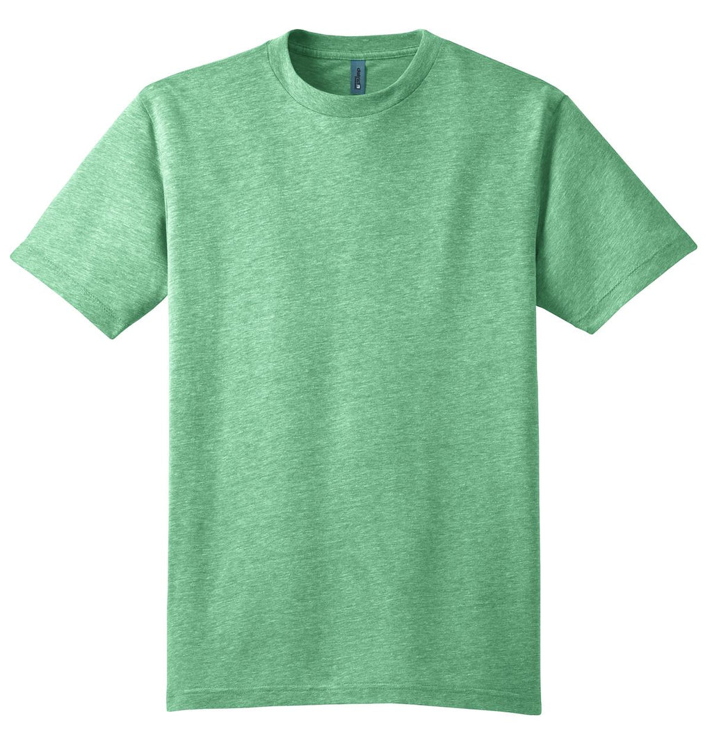 District DT142 Young Mens Tri-Blend Crewneck Tee