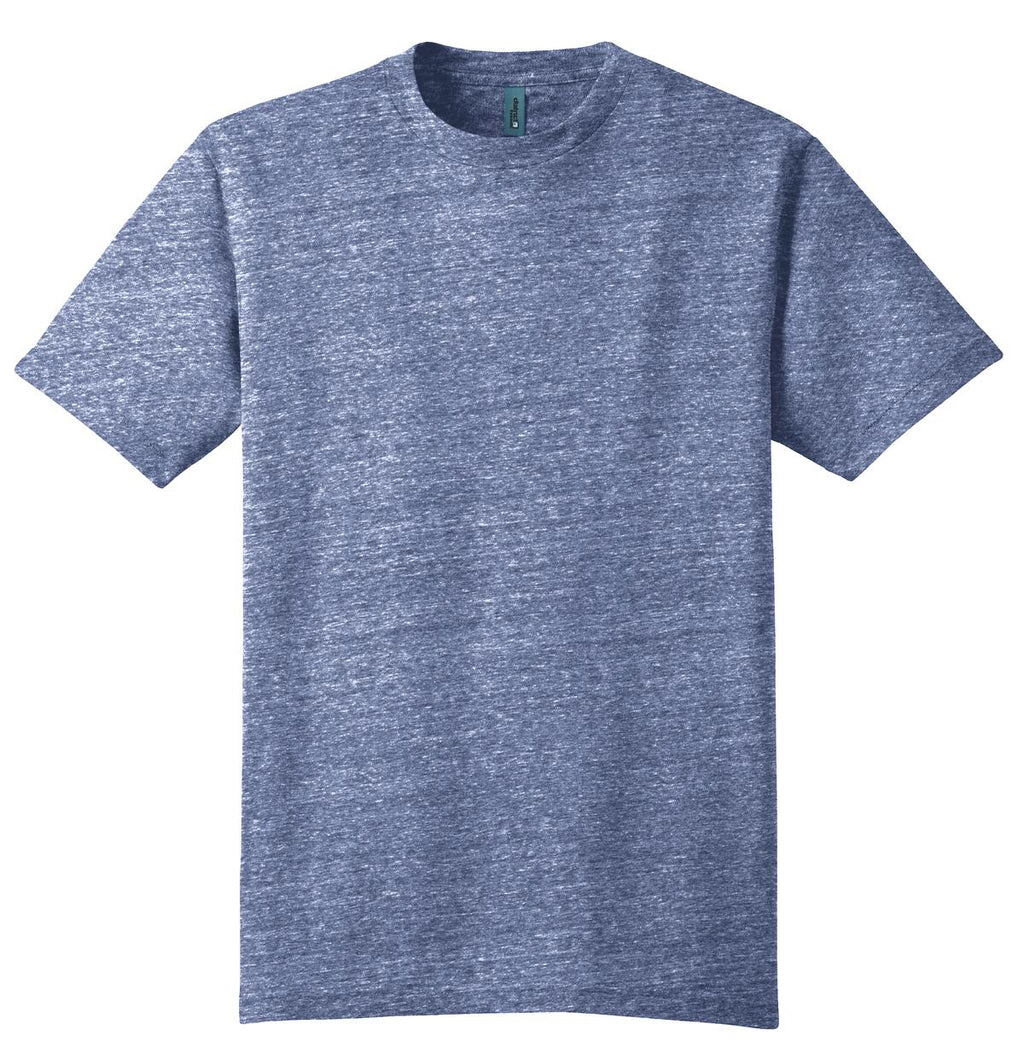 District DT142 Young Mens Tri-Blend Crewneck Tee