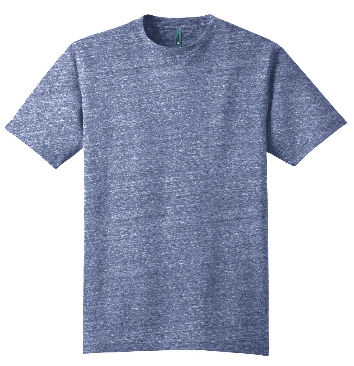 District DT142 Young Mens Tri-Blend Crewneck Tee