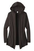 District DT156 District  Women's Perfect Tri  Hooded Cardigan