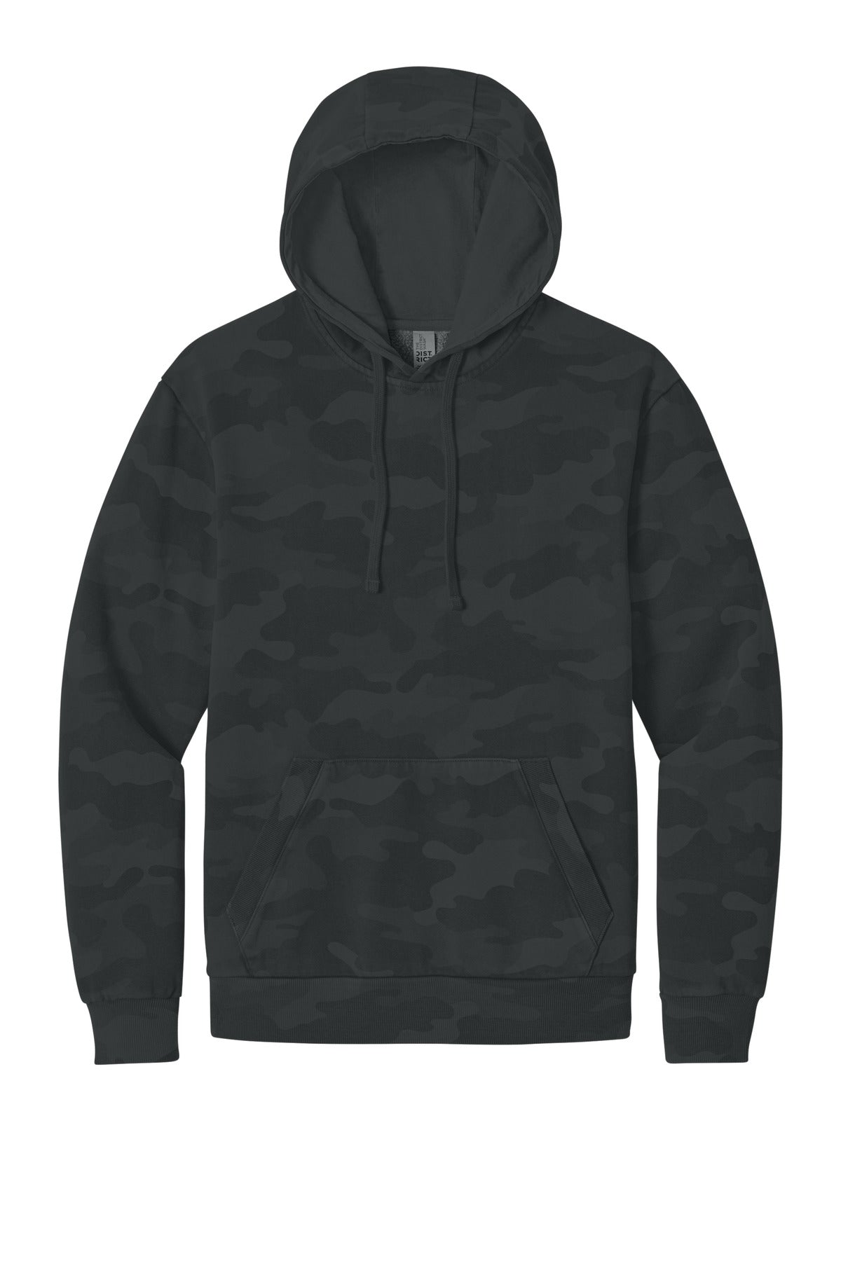 District DT2200C District Wash Camo Fleece Hoodie