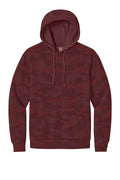 District DT2200C District Wash Camo Fleece Hoodie