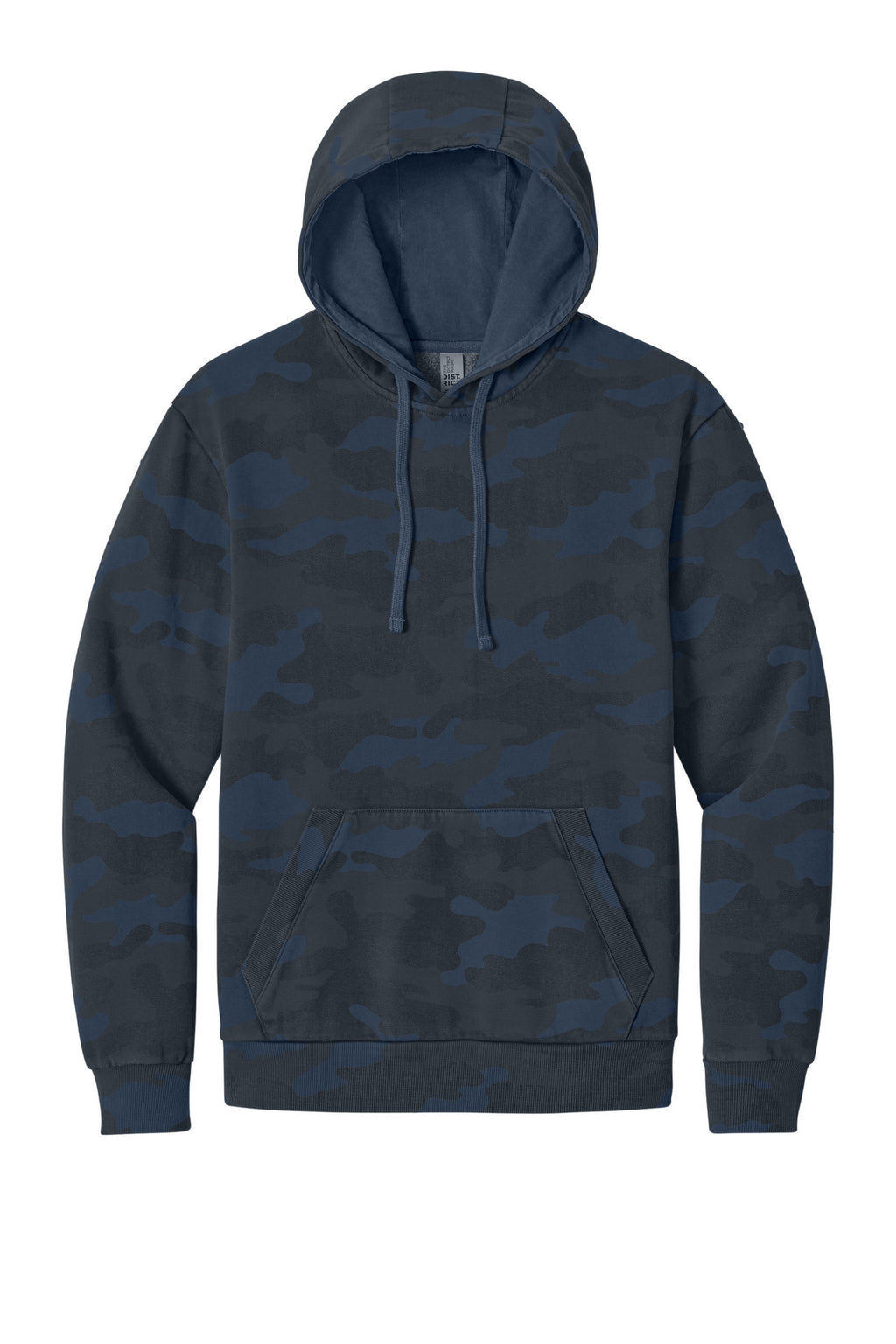District DT2200C District Wash Camo Fleece Hoodie