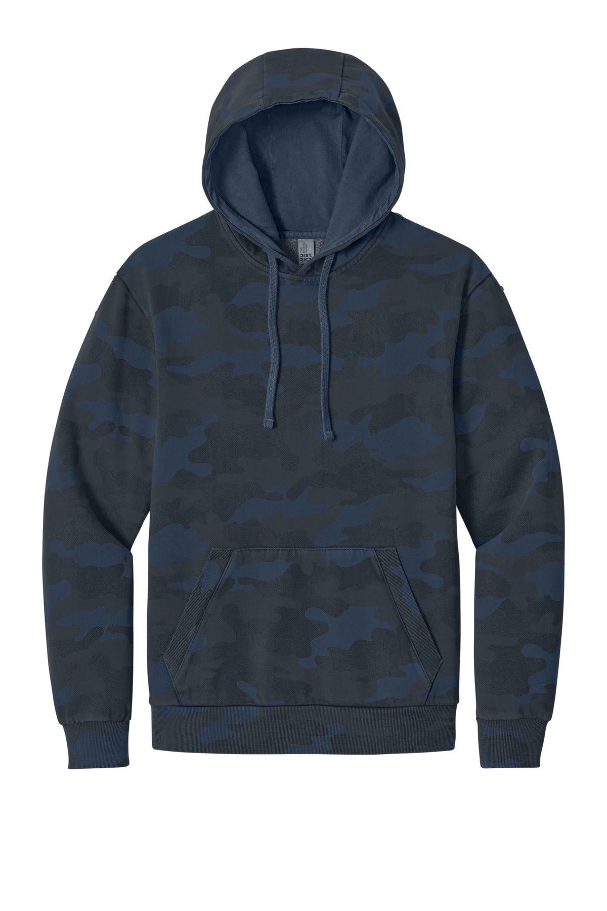 District DT2200C District Wash Camo Fleece Hoodie