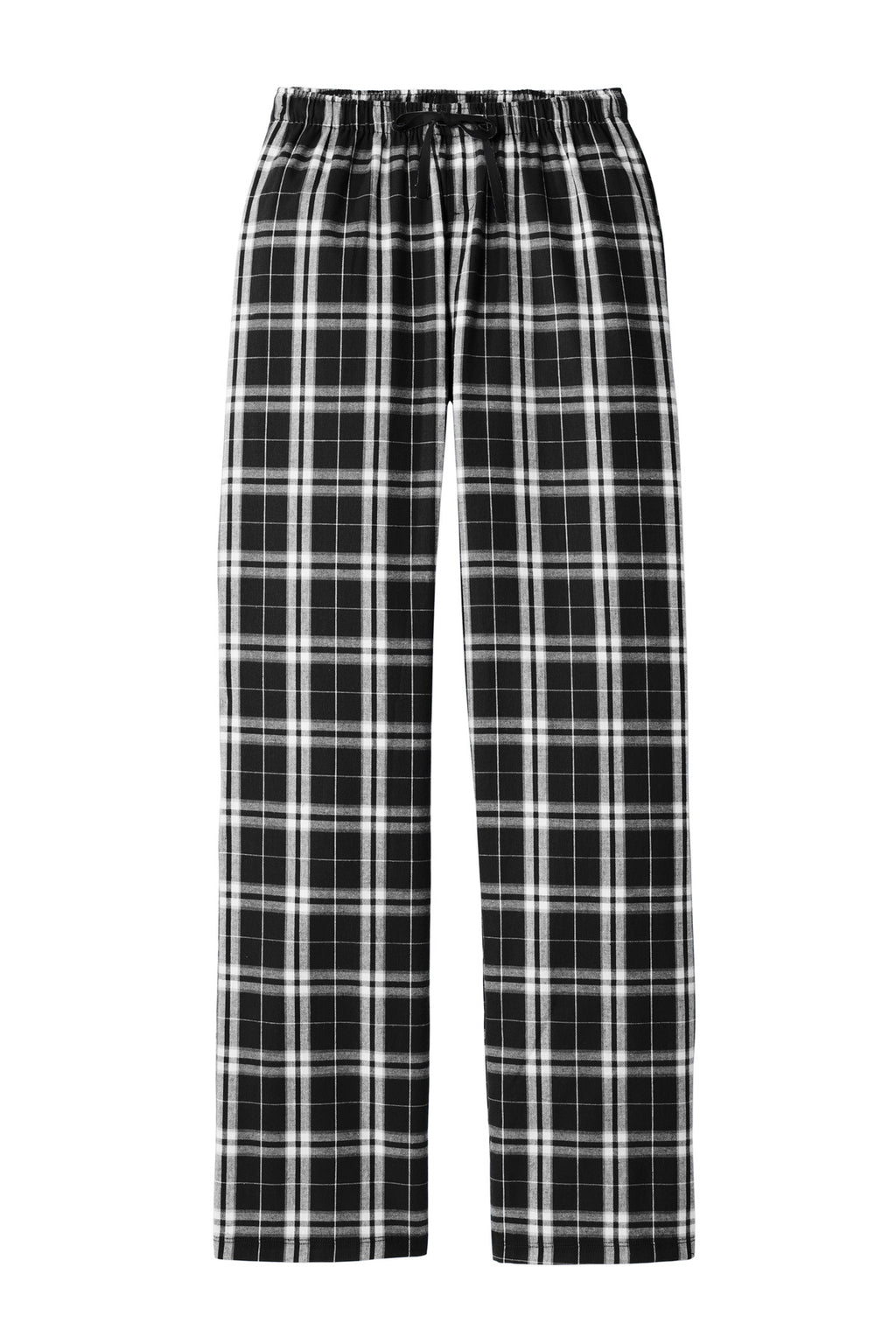 District DT2800 District Women's Flannel Plaid Pant