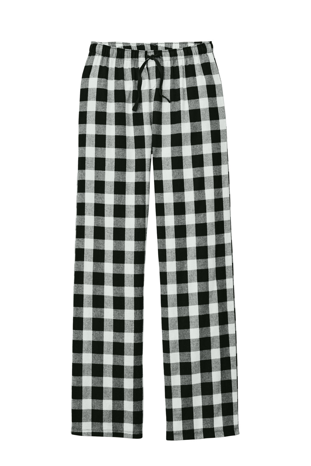 District DT2800 District Women's Flannel Plaid Pant