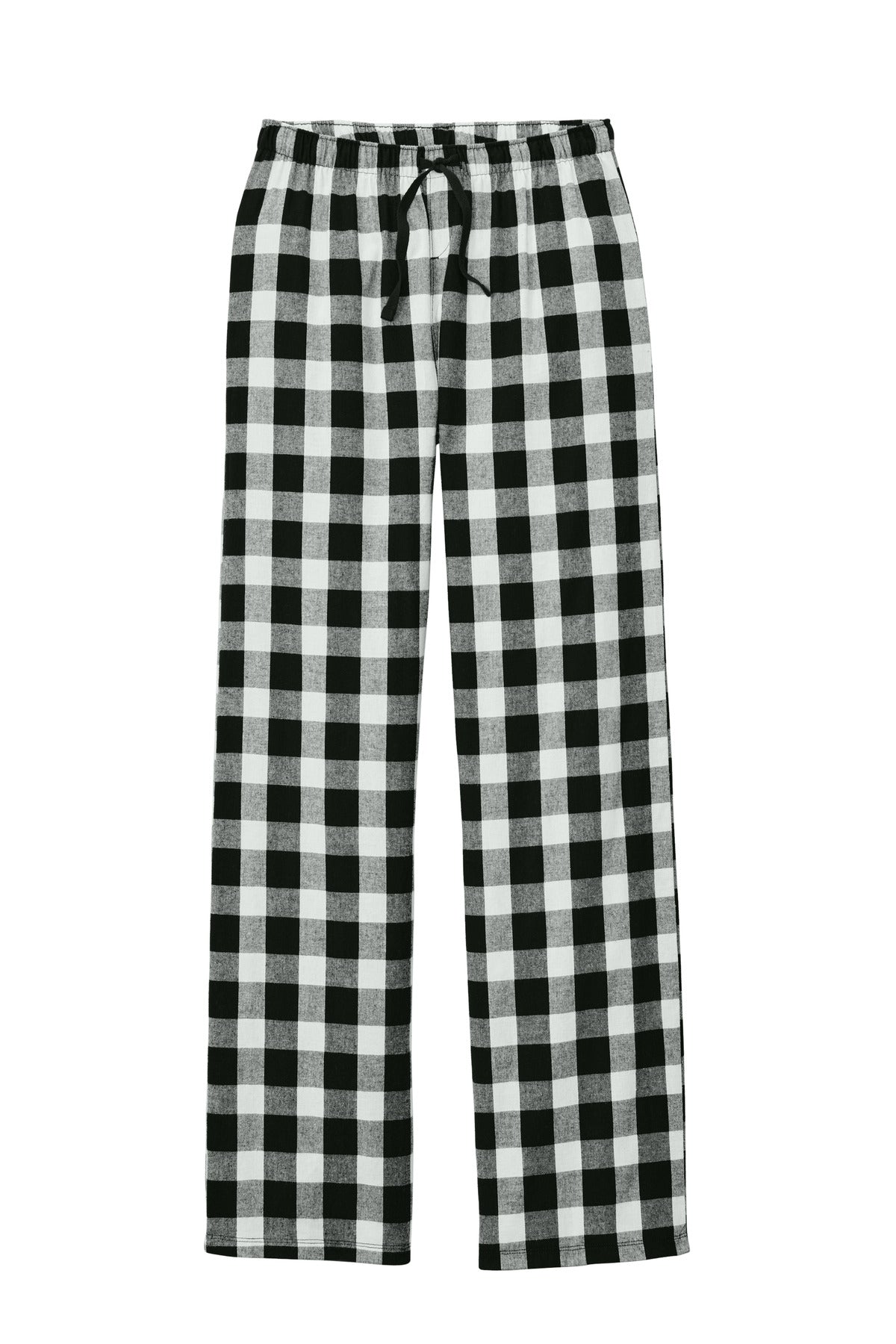 District DT2800 District Women's Flannel Plaid Pant