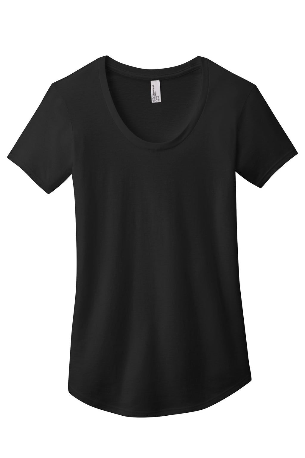 District DT6401 DISCONTINUED District Women's Fitted Very Important Tee Scoop Neck