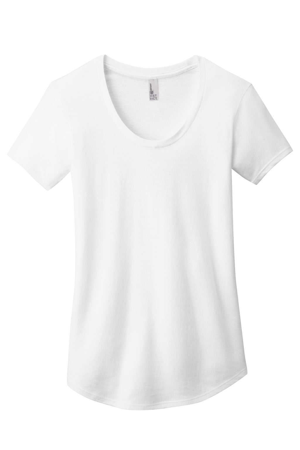 District DT6401 DISCONTINUED District Women's Fitted Very Important Tee Scoop Neck