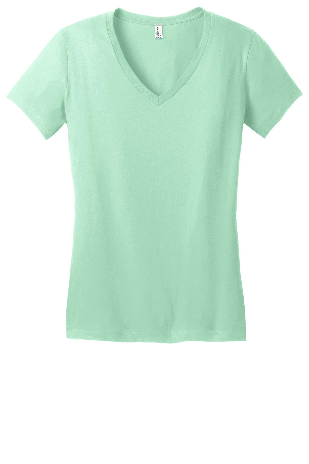 District DT6501 Juniors Very Important Tee V-Neck