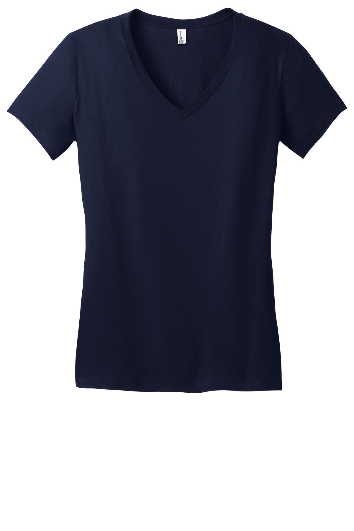 District DT6501 Juniors Very Important Tee V-Neck