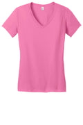 District DT6501 Juniors Very Important Tee V-Neck