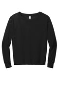 District DT672 District Women's Featherweight French Terry Long Sleeve Crewneck
