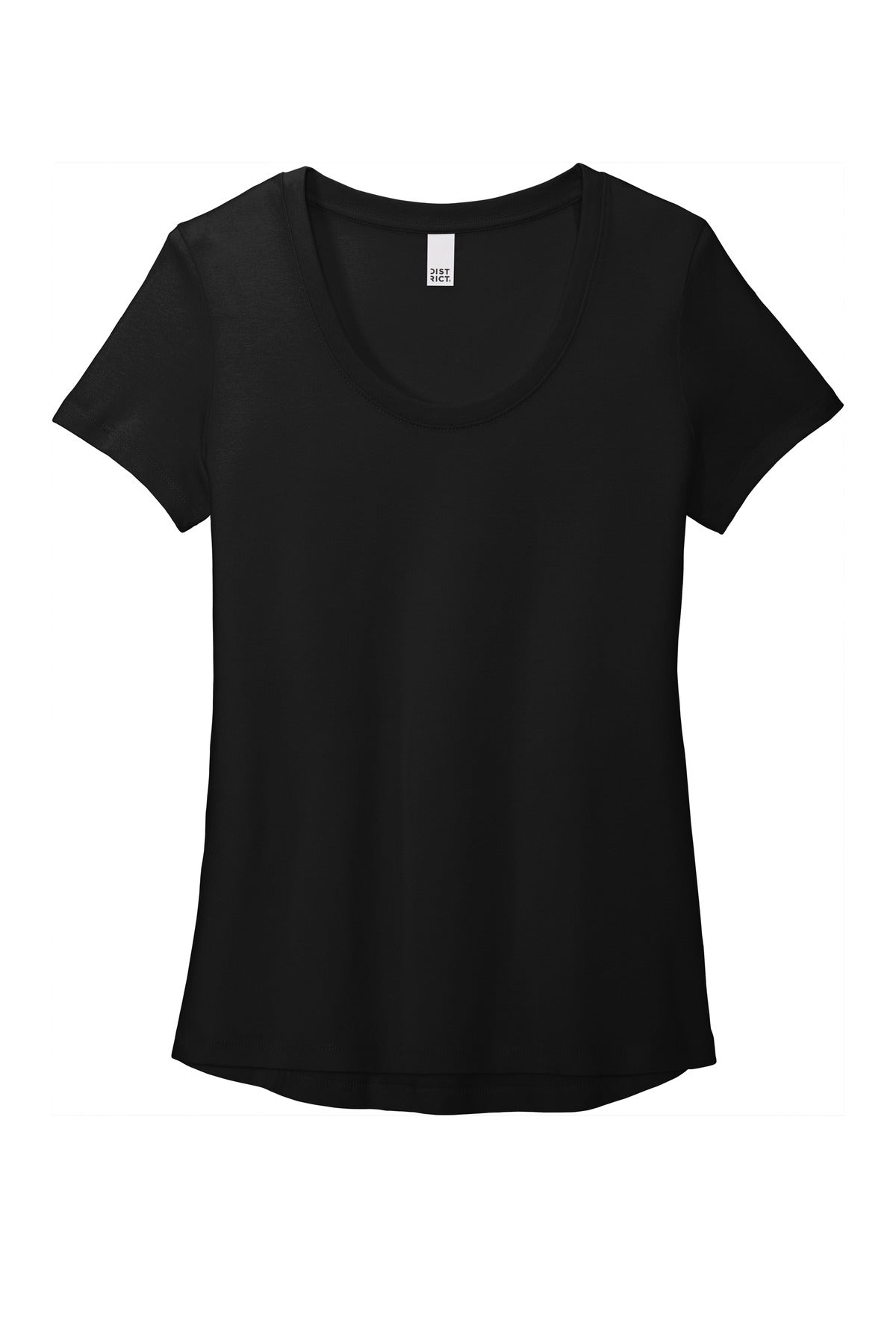 District DT7501 District  Women's Flex Scoop Neck Tee