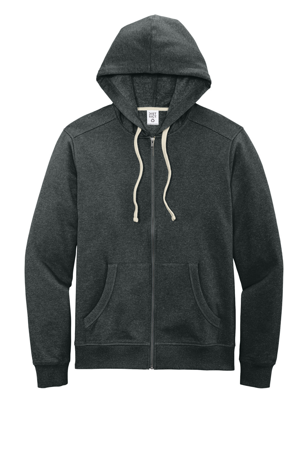 District DT8102 FleeceFull-Zip Hoodie