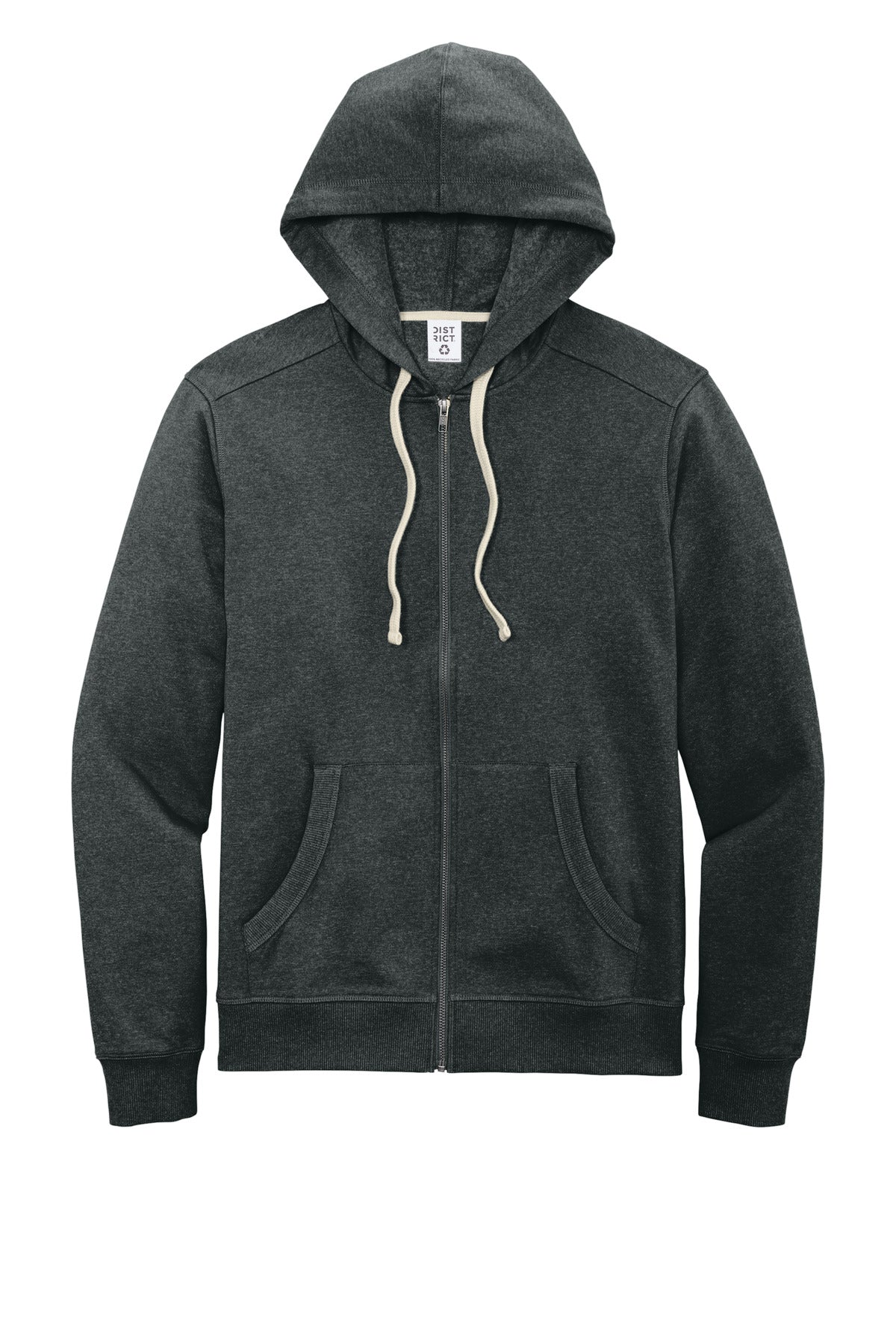 District DT8102 FleeceFull-Zip Hoodie
