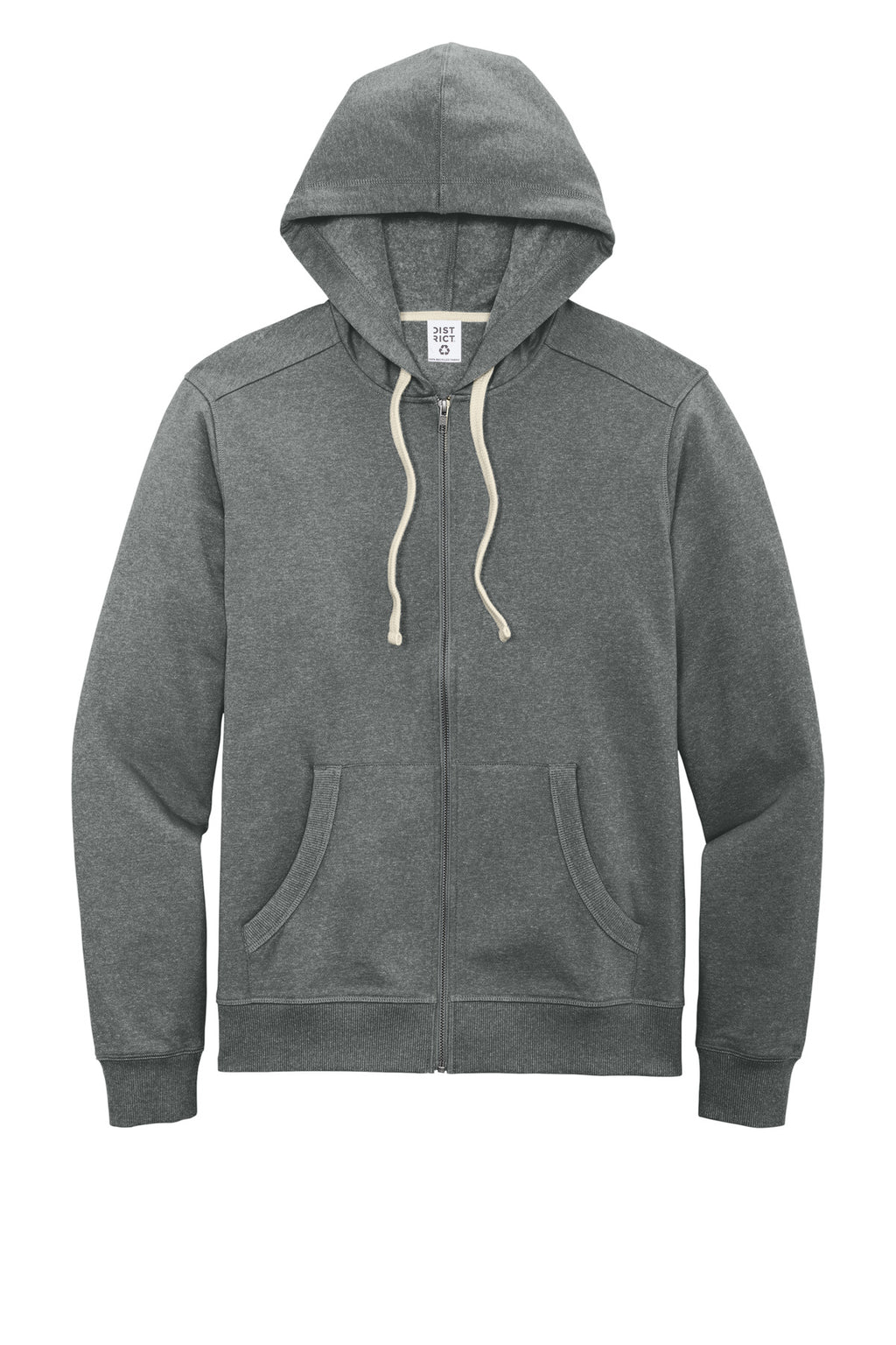 District DT8102 FleeceFull-Zip Hoodie
