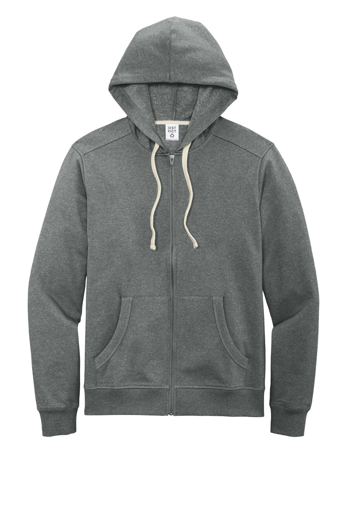 District DT8102 FleeceFull-Zip Hoodie