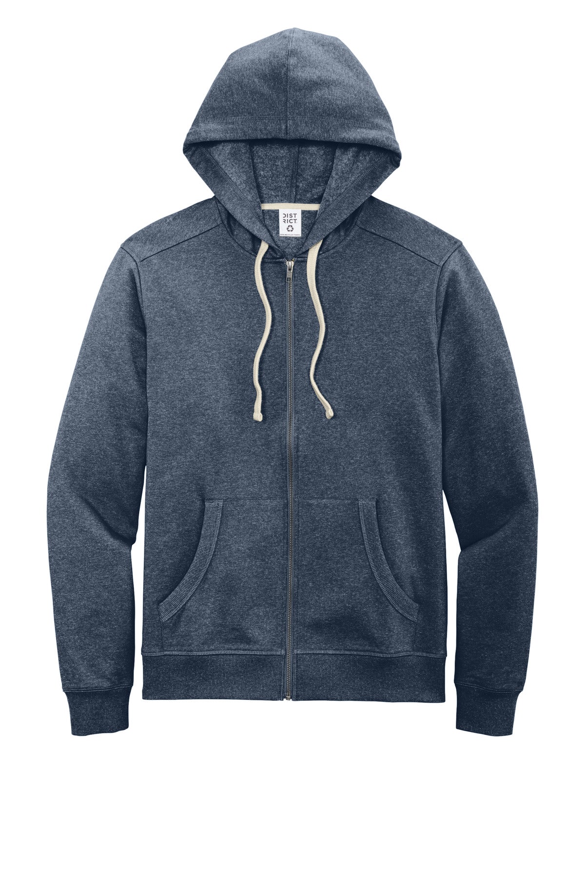 District DT8102 FleeceFull-Zip Hoodie
