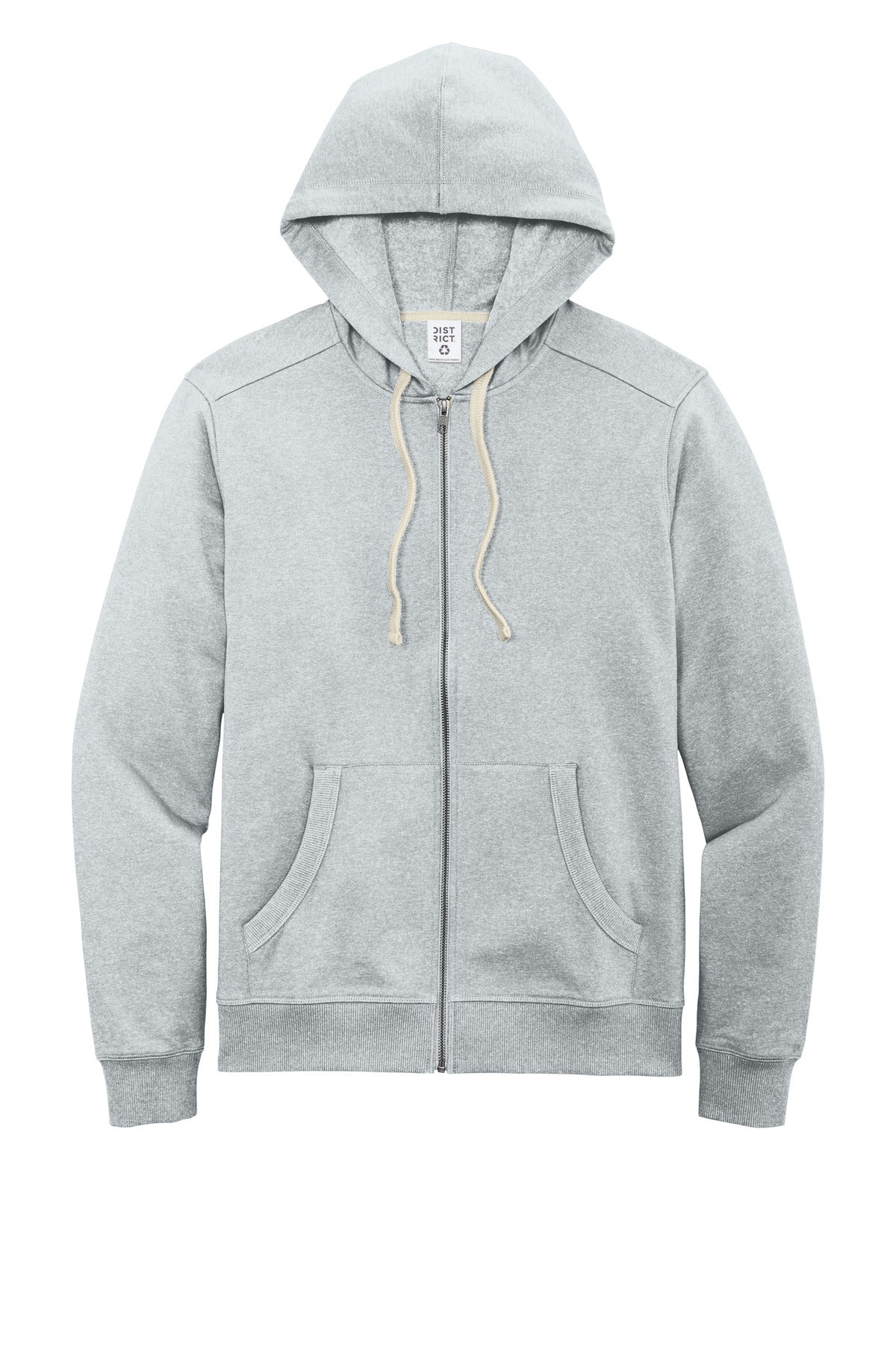 District DT8102 FleeceFull-Zip Hoodie