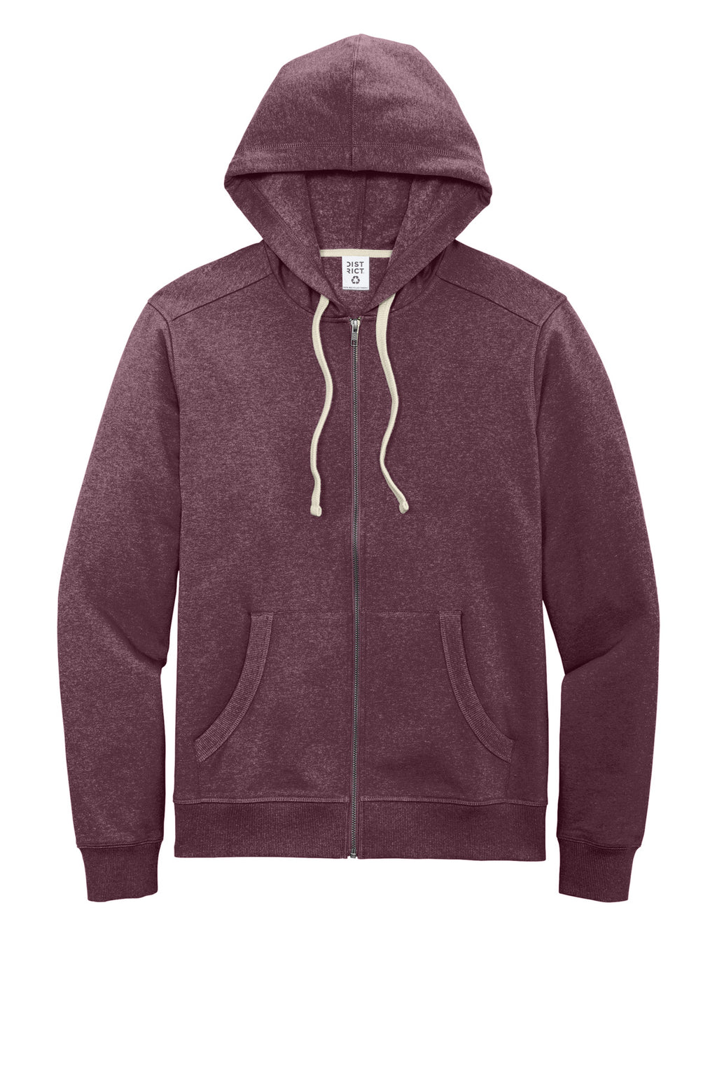District DT8102 FleeceFull-Zip Hoodie