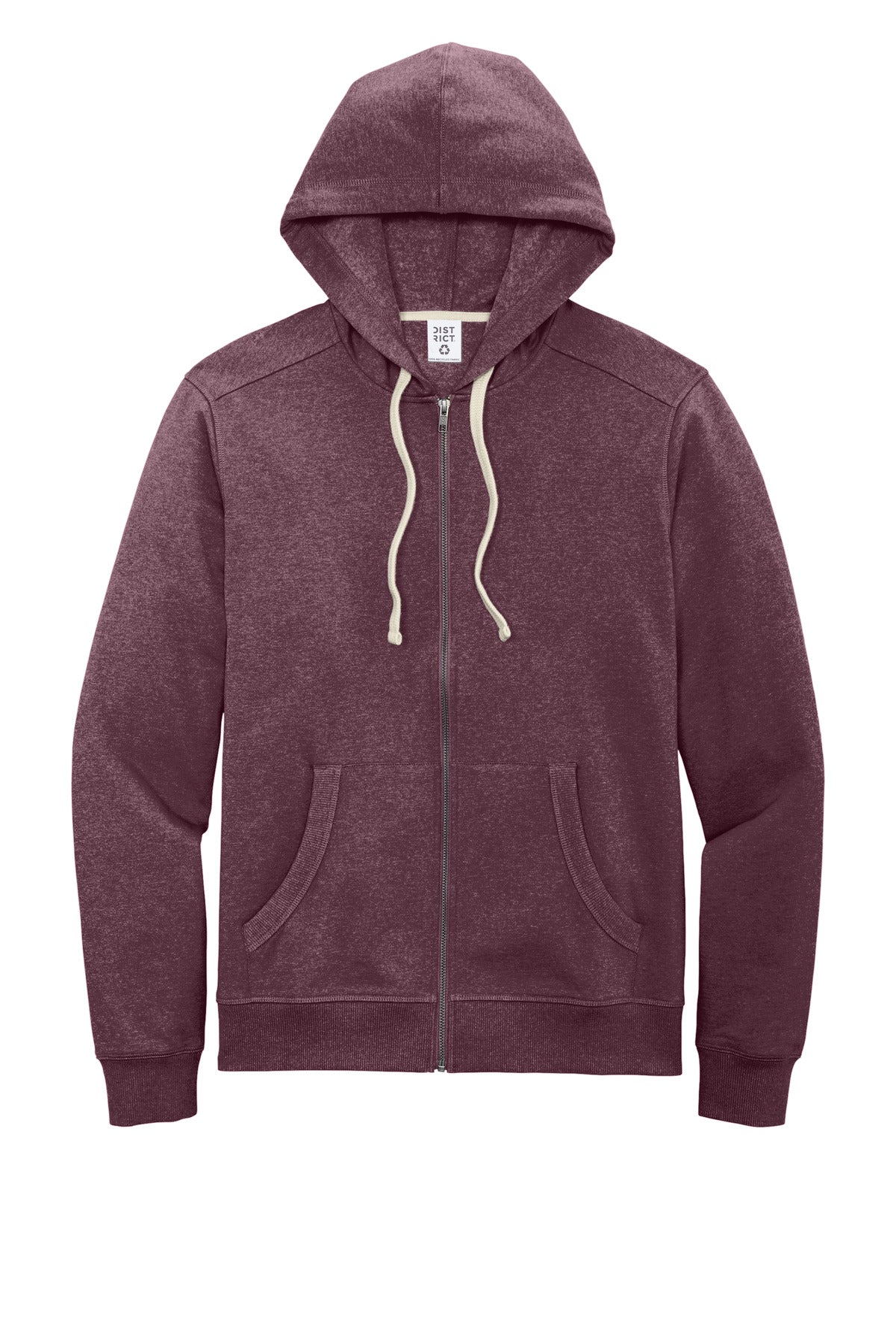 District DT8102 FleeceFull-Zip Hoodie