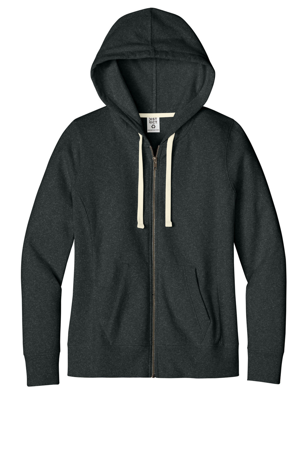 District DT8103 FleeceFull-Zip Hoodie